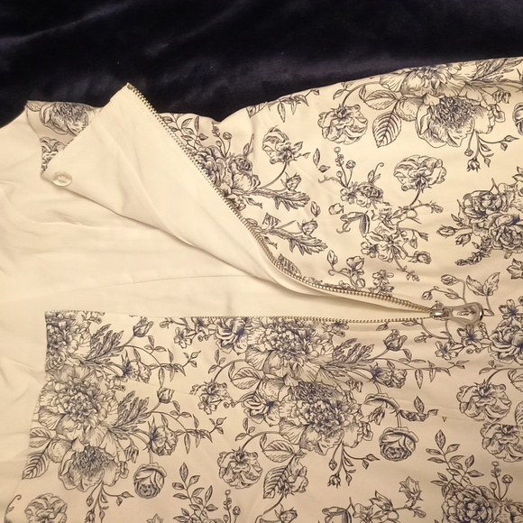 Christian Lacroix Toile De Jouy Dress - Size 0 - Classic French Floral Design - Picture 10 of 12